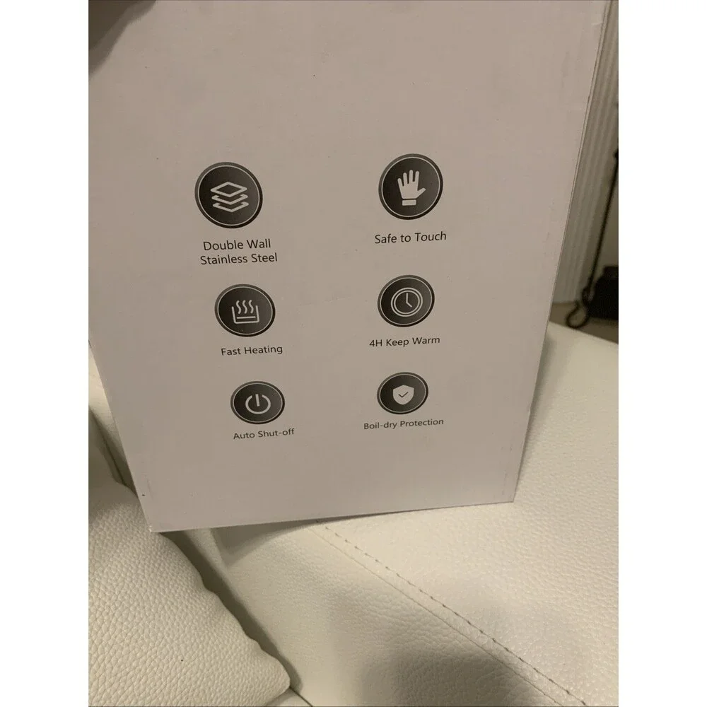 Electric Kettle 1.0L | 7 Temp Control, Cool Touch, Keep Warm, Auto Shut-Off